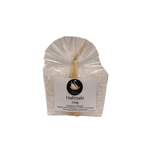 Halitsalz Grob 250g – Naturbelassenes Steinsalz für die Mühle | Goldmarie’s Salzoase