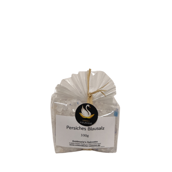 Persisches Blausalz Grob 100g – Edles Kristallsalz für die Mühle | Goldmarie’s Salzoase