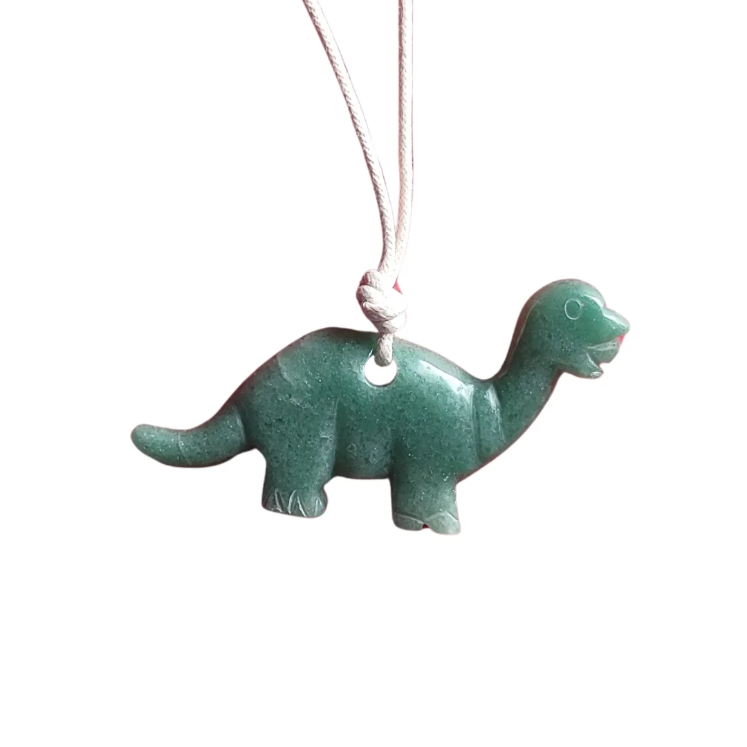 Edelsteinanhänger Dino für Kinder