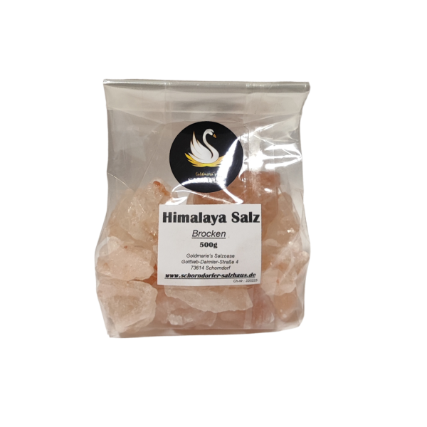 Himalaya Kristalle 500g – Kristallsalz für Sole (ohne Glas) | Goldmarie’s Salzoase