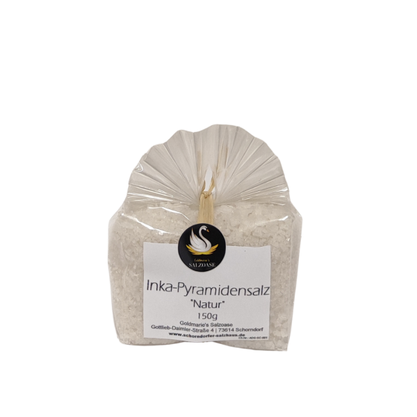 Inka Pyramidensalz Natur 150g – Knusprige Salzflocken | Goldmarie’s Salzoase