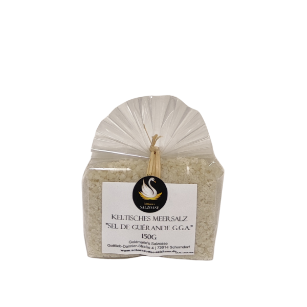 Keltisches Meersalz Sel de Guérande g.g.A. 150g – Naturbelassenes Meersalz | Goldmarie’s Salzoase