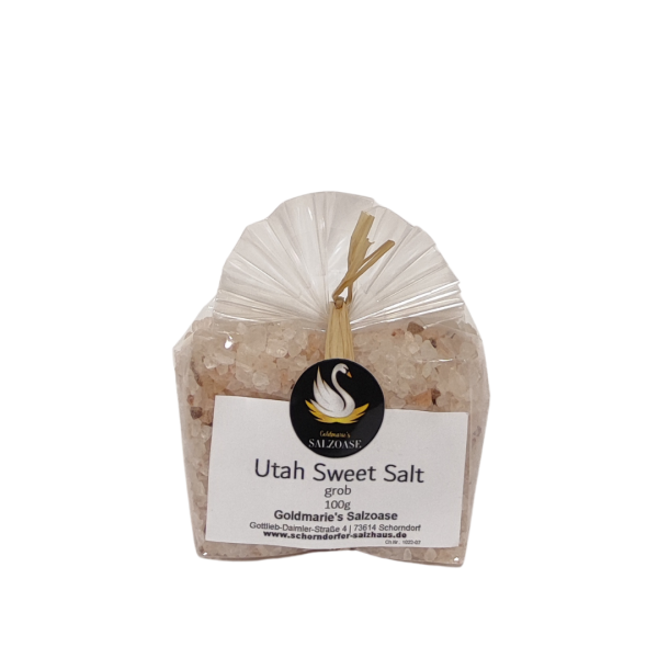 Utah Sweet Salt grob 100g – Natürliches Steinsalz aus den USA