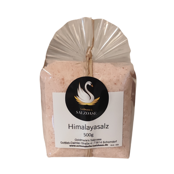 Himalayasalz Fein 500g – Natürliches Steinsalz | Goldmarie’s Salzoase