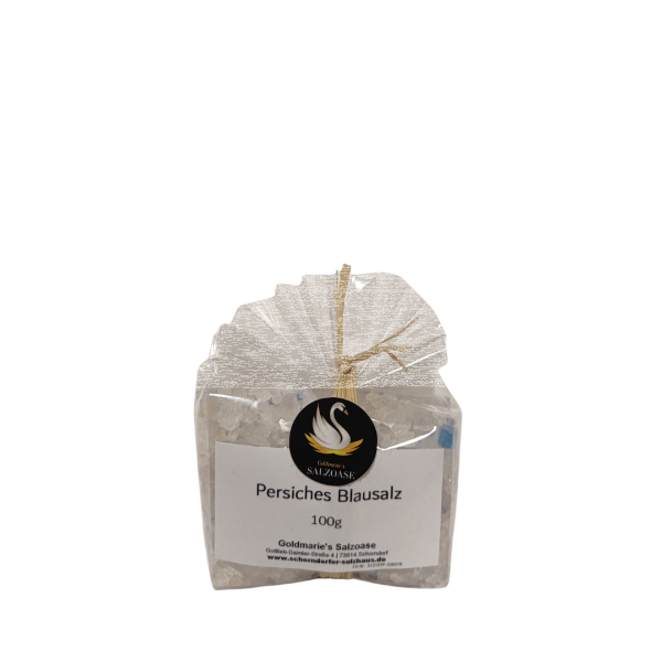 Persisches Blausalz – naturbelassenes Steinsalz (grob & fein) Fein- für direkte Verwendung 250g