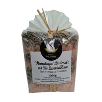 Himalaya Badesalz mit Bio Lavendelblüten –...