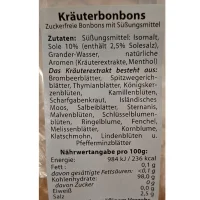 Kornkristall Sole-Salz-Bonbons Kräuter – zuckerfrei mit GRANDER-Sole, 90 g