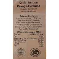 Kornkristall Sole-Salz-Bonbons Orange-Curcuma - mit...