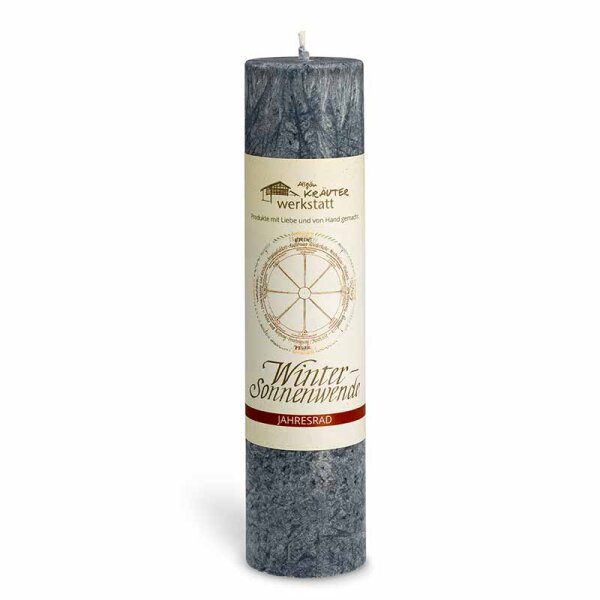 Allgäuer Heilkräuterkerze Wintersonnenwende – Lichtgeburt, Klarheit & innere Einkehr