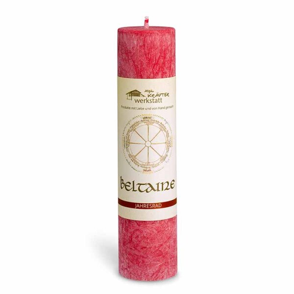 Allgäuer Heilkräuterkerze Beltane – Lebensfreude, Sinnlichkeit & Urkraft