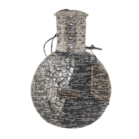 Ashleigh & Burwood Duftlampe Schwarz Silber Mosaik...