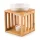 JOILS Duftlampe Bambus – Puristische Aroma Lampe mit Keramikschale