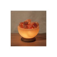 Salzkristallschale Rund – „Warm Glow...