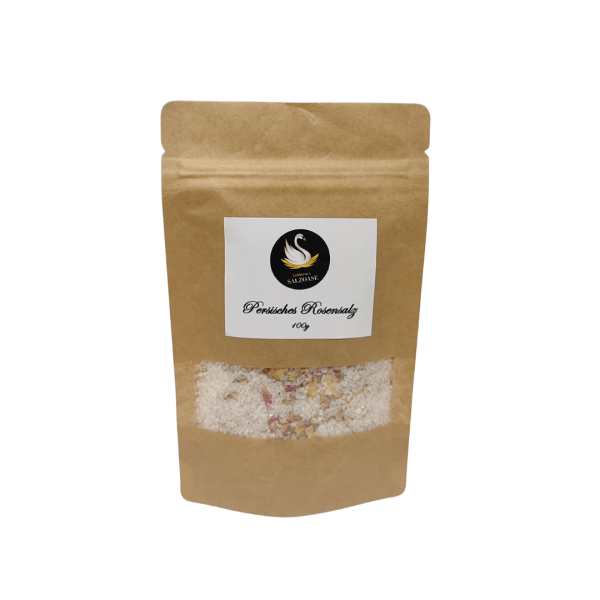 Persisches Rosensalz Bio – Edles Gourmetsalz mit Damaszener Rose | Goldmarie’s Salzoase