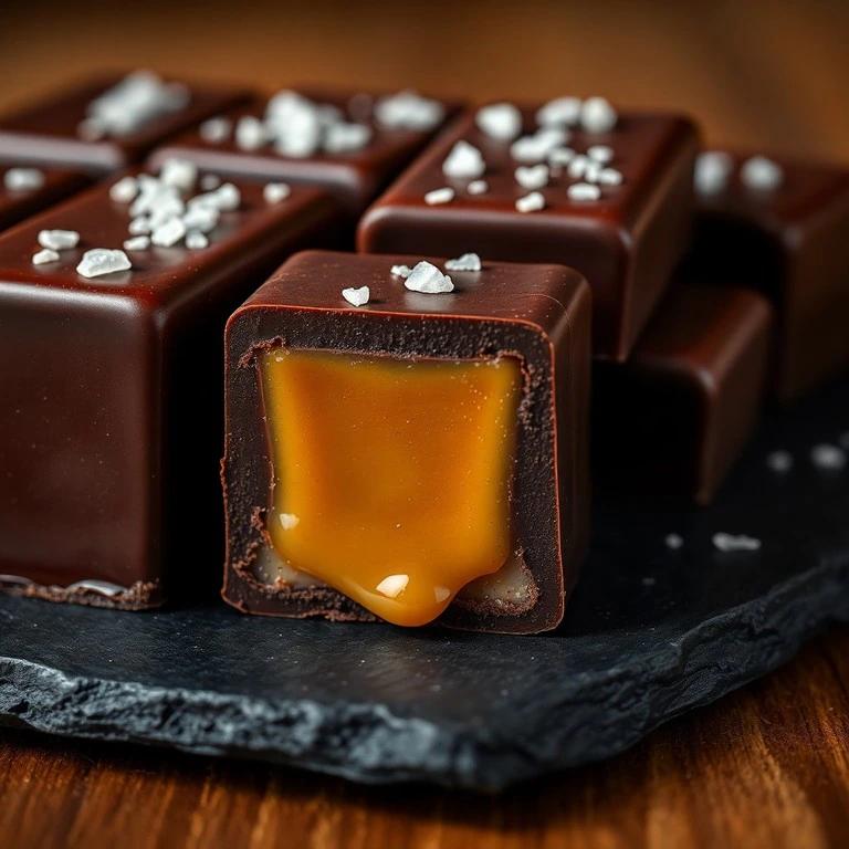 Schokolade mit einer Prise Fleur de Sel