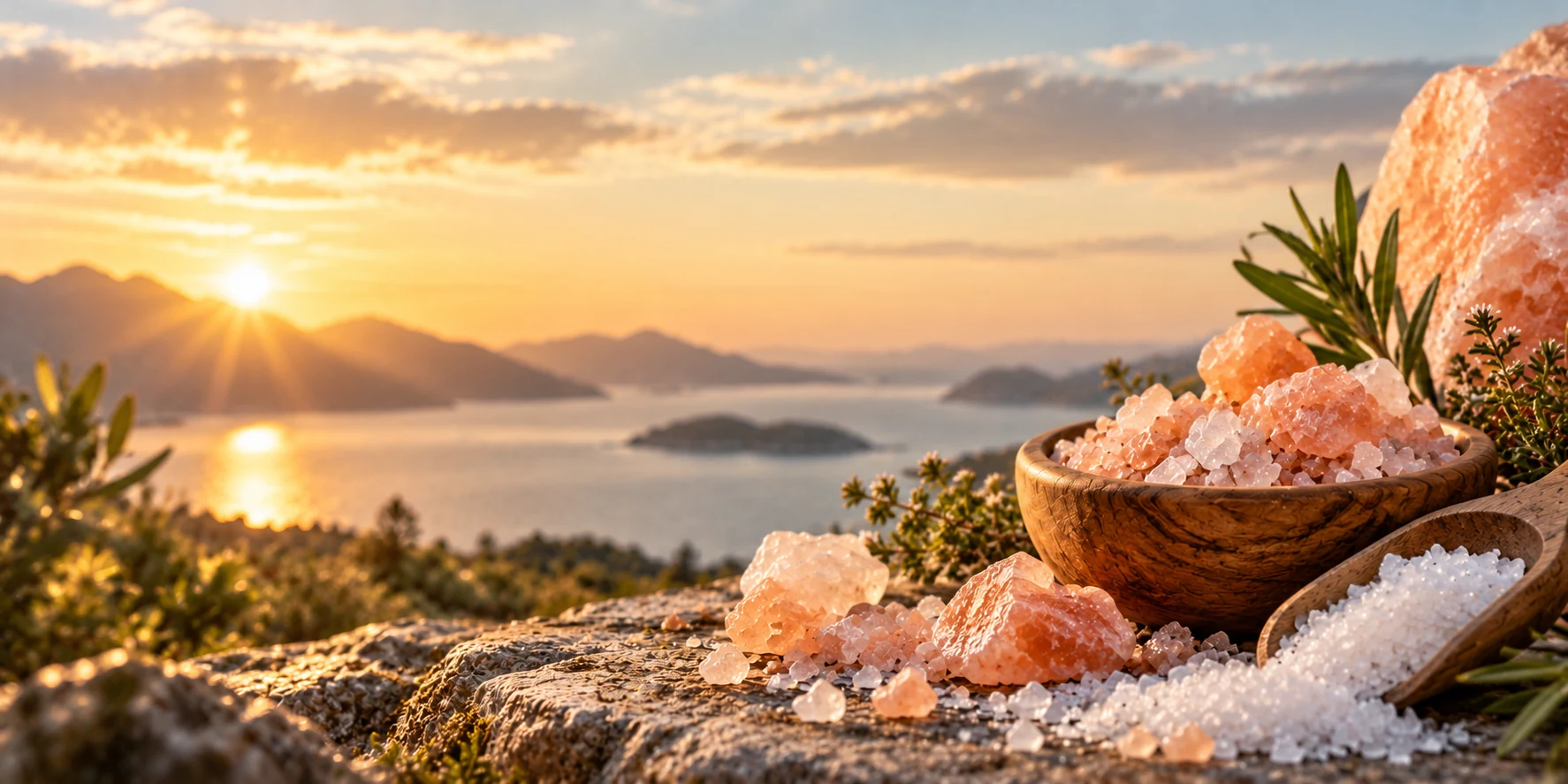 Naturbelassene Salze von Kornkristall